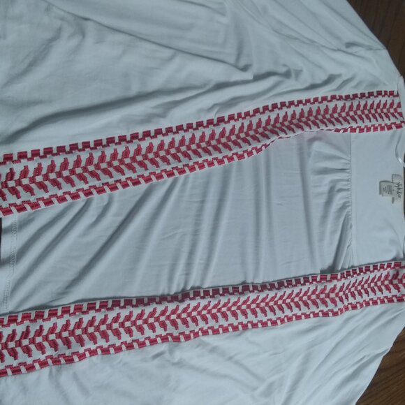 Cardigan with Red Thread Details in the Front and Sleeves - Picture 5 of 6